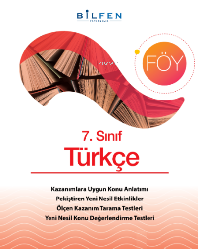  Bilfen 7Sınıf Türkçe Föy | Kolektif | Bilfen Yayıncılık | 9786257446044 | 