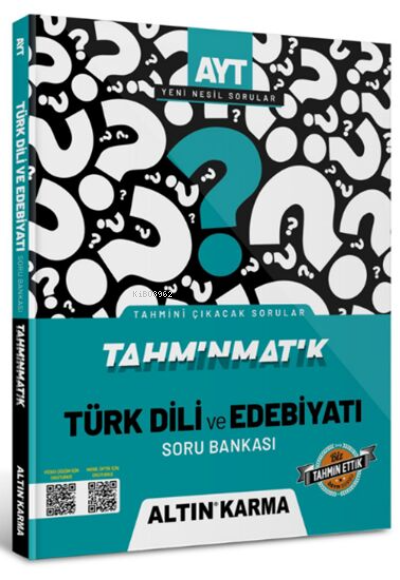 Altınkarma Tahminmatik AYT Türk Dili ve Edebiyatı  Soru Bankası