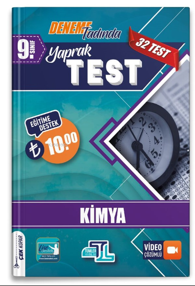  09Sınıf Yaprak Test Kimya 2022 | 09Sınıf Yaprak Test Kimya 2022 | Kolektif | Tümler Yayınları (Bayilik) | 9786257273541 