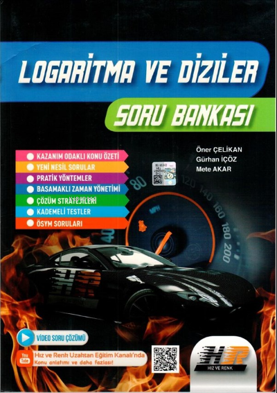  Yks Ayt Hız Ve Renk SB Logaritma Ve Dizi 2022 | Yks Ayt Hız Ve Renk SB Logaritma Ve Dizi 2022 | Kolektif | Hız ve Renk Yayınları (Hazırlık) | 9786257532037 