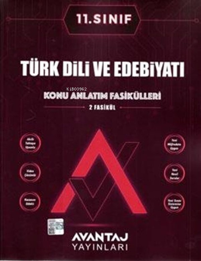 Avantaj Yayınları 11.Sınıf Türk Dili ve Edebiyatı Konu Anlatım Fasikülleri