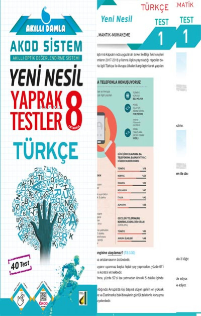 Damla Yeni Nesil Türkçe Yaprak Testler - 8