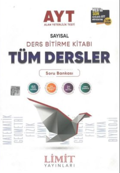 AYT 1.Dönem Sayısal Ders Bitirme Seti Tüm Dersler Soru Bankası