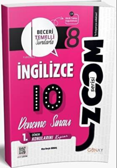 8. Sınıf 10'lu İngilizce Denemeleri (1. Dönem)