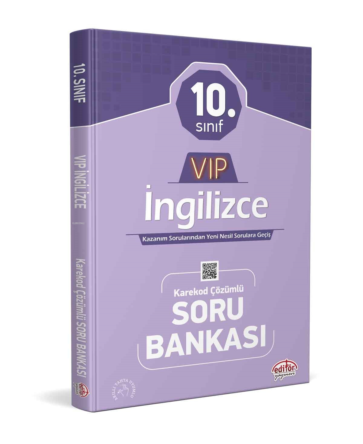 Editör 10. Sınıf İngilizce Çözümlü Soru Bankası