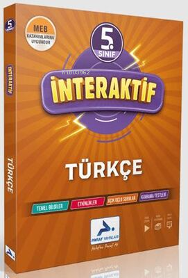 Paraf 2025 5. Sınıf İnteraktif Türkçe Soru Kütüphanesi