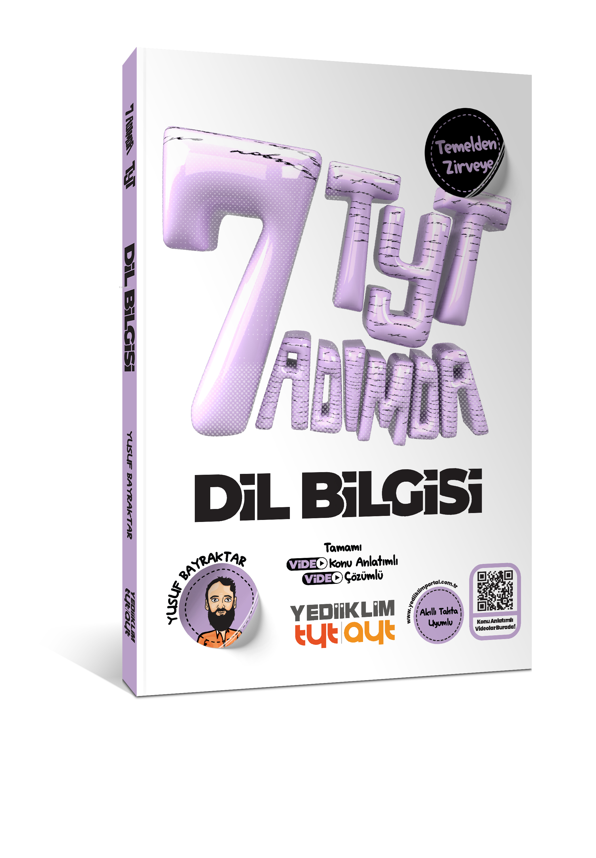 Yediiklim TYT Dil Bilgisi Yedi Adımda Temel Video Konu Anlatımlı Video Çözümlü Soru Bankası