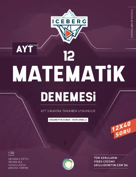 Okyanus Yayınları AYT Matematik 12 İceberg Denemesi
