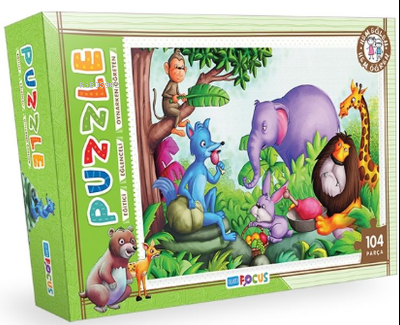 Orman Hayvanları - Puzzle ( BF080 );104 Parça
