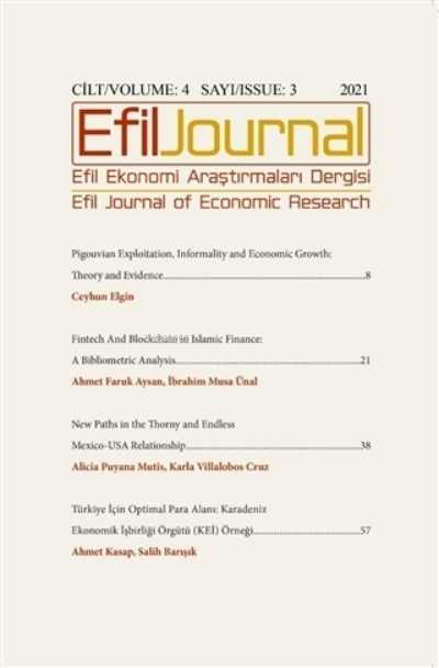  Efil Ekonomi Araştırmaları Dergisi Cilt 4 Sayı 3 | Efil Ekonomi Araştırmaları Dergisi Cilt 4 Sayı 3 | Kolektif | Ömer Faruk Çolak | Efil Journal Dergisi | 2619958015158 