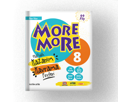 More  8.Sınıf More More Haftalık Kazanım Kavrama Föyleri 44 Föy