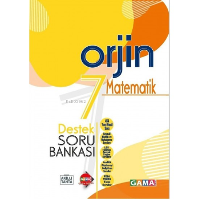 7.Sınıf Orjin Matematik Destek