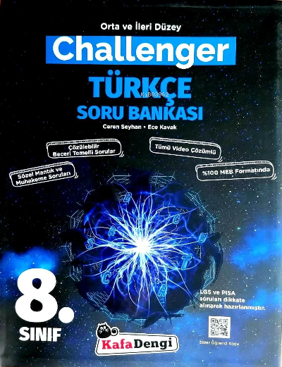 8.Sınıf Challenger Türkçe Soru Bankası (Tümü Video Çözümlü)