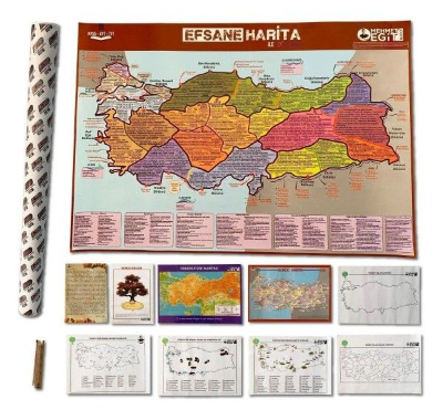  Efsane 10 lu Harita Seti | mehmet eğit | KR Akademi | 9786254095016 | 