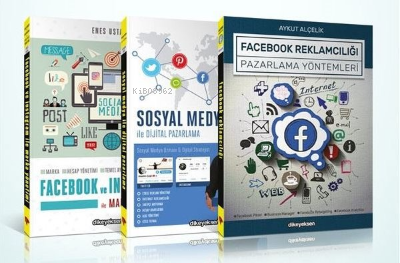  Facebook Instagram ve Sosyal Medya Reklamcılıgı Eğitim Seti 3 Kitap Takım | Alaattin Çağıl | Dikeyeksen Yayınevi | 9786054898770 | 