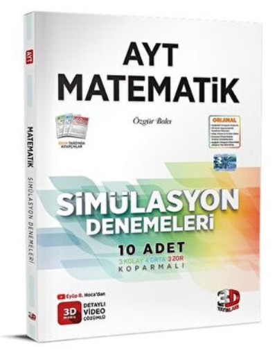 3D Yayınları AYT Matematik Simülasyon 10 lu Denemeleri