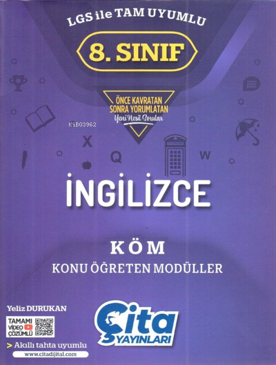  8Sınıf İngilizce (Köm) Konu Öğreten Modüller | Kolektif | Çita Yayınları (Bayilik) | 9786257806862 | 