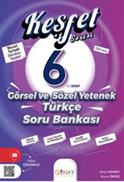 Günay 6. sınıf Keşfet Görsel ve Sözel Yetenek Soru Bankası