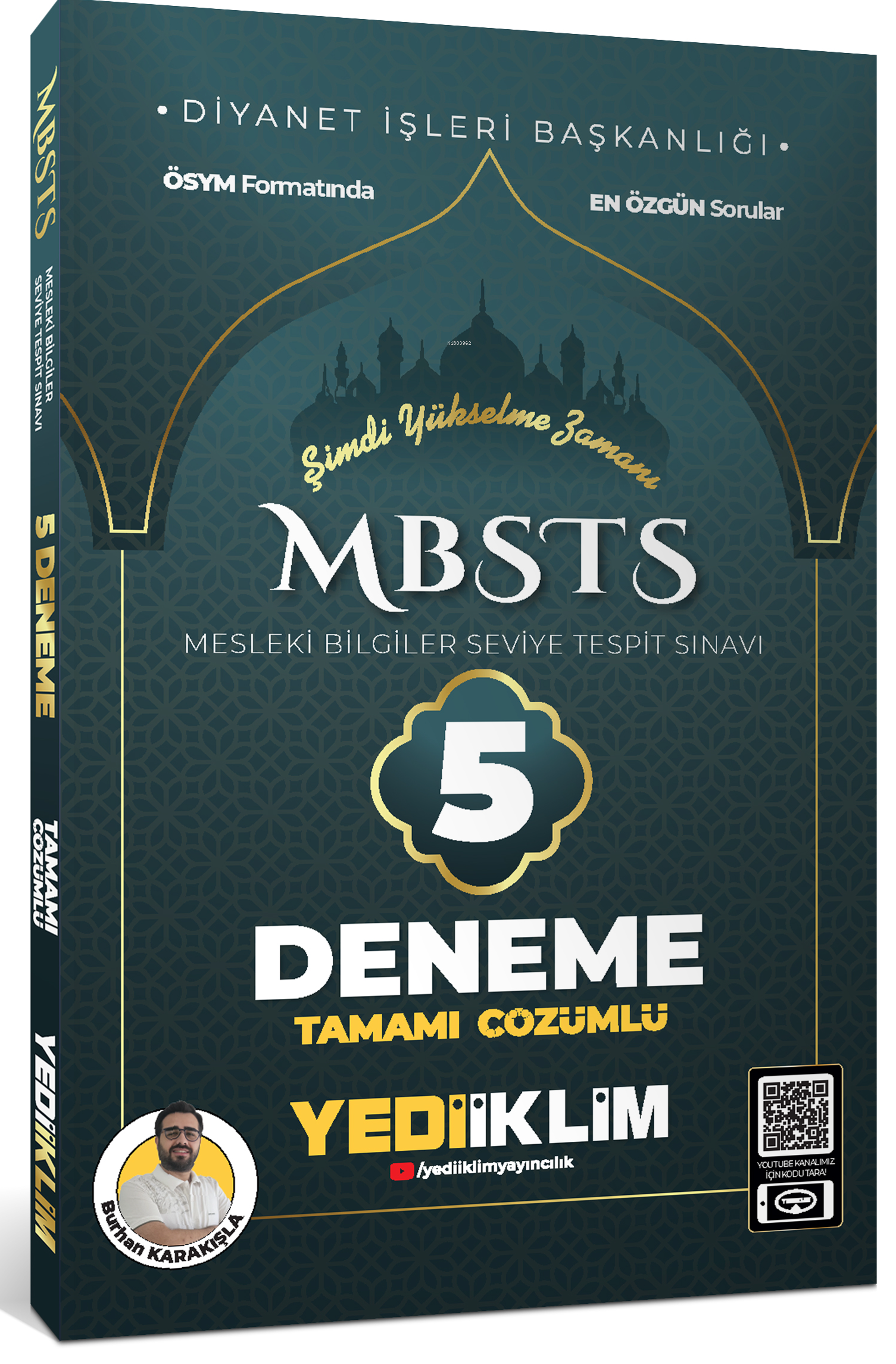 Yediiklim 2024 MBSTS Mesleki Bilgiler Seviye Tespit Sınavı Tamamı Çözümlü 5 Deneme