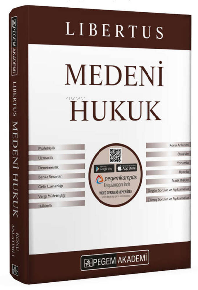  2022 KPSS A Grubu Libertus Medeni Hukuk Konu Anlatımı | 2022 KPSS A Grubu Libertus Medeni Hukuk Konu Anlatımı | Kolektif | Pegem Akademi Yayıncılık (Sınavlara Hazırlık) | 9780202100166 