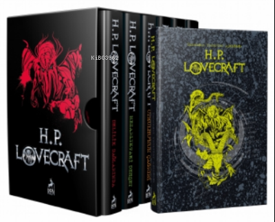  HP Lovecraft Seti (HP Lovecraft Defteri Hediyeli) | Doğukan Bal | Serdar Gökmen | HP Lovecraft | Ren Kitap | 9786257500357 | 
