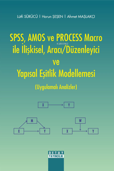  SPSS AMOS ve PROCESS Macro ile İlişkisel Aracı Düzenleyici ve Yapısal Eşitlik Modellemesi (Uygulamalı Analizler) | SPSS AMOS ve PROCESS Macro ile İlişkisel Aracı Düzenleyici ve Yapısal Eşitlik Modellemesi (Uygulamalı Analizler) | Harun Şeşen | Detay Yayıncılık | 9786052543955 