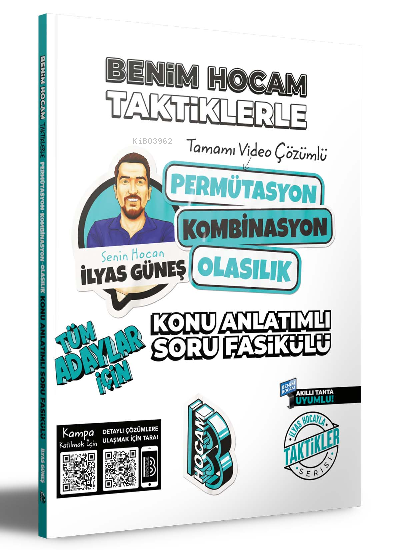 Tüm Adaylar İçin Taktiklerle Permütasyon Kombinasyon Olasılık Konu Anlatımlı Soru Fasikülü