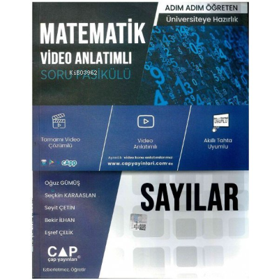 Üniv Haz Matematik Ka Sb Sayılar 2022 | Kolektif | Çap Yayınları (Bayilik) | 9786257732895 | 