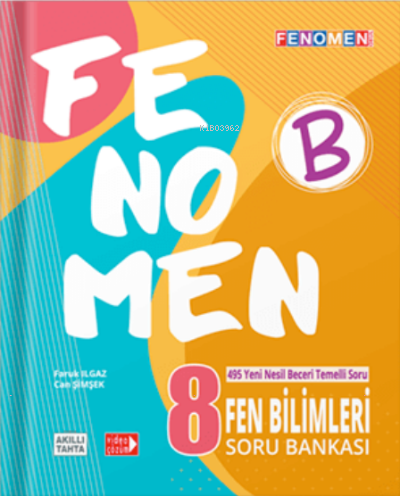8. Sınıf Fenomen Fen Bilimleri-B Soru Bankası