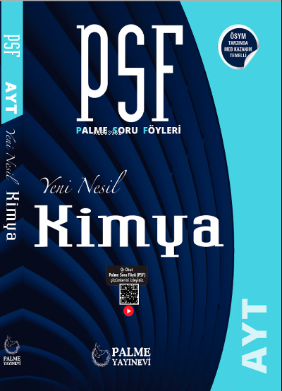 Palme Psf Yks Ayt Kimya Soru Kitabı *Kurumsal* | Kolektif | Palme (Hazırlık) | 9786052825969 | 