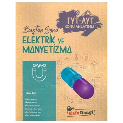 Kafa Dengi Yayınları TYT AYT Elektrik ve Manyetizma Baştan Sona Konu Anlatımı