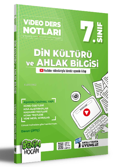 Benim Hocam 2023 7.sınıf Din Kültürü ve Ahlak Bilgisi Video Ders Notları (Konu Anlatımı)