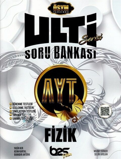 Bes Ulti Yks Ayt Soru Bankası Fizik 2022 | Kolektif | Bes Yayınları (Hazırlık) | 9786052624951 | 