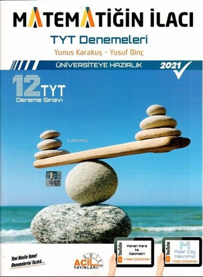 Acil Yayınları TYT Matematiğin İlacı Matematik Denemeleri