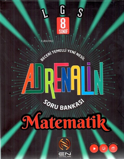 En Yayınları 8 Sınıf LGS Matematik Adrenalin Soru Bankası | Kolektif | En Yayınları | 9786050650969 | 