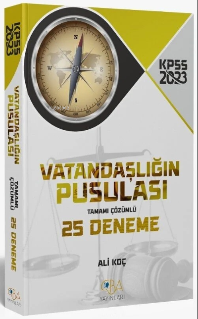 CBA 2023 KPSS Vatandaşlık Vatandaşlığın Pusulası 25 Deneme Çözümlü