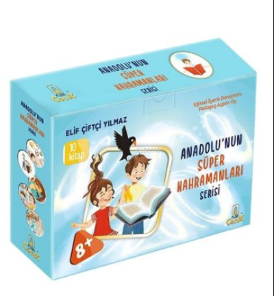  Anadolunun Süper Kahramanları Serisi Seti 10 Kitap Takım | Elif Çiftçi Yılmaz | Floki Çocuk | 9786257218689 | 