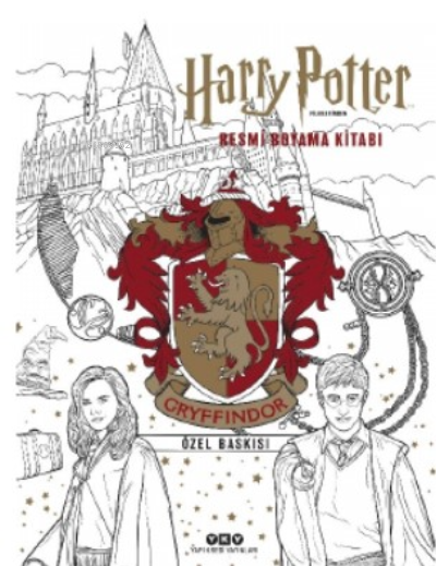 Harry Potter Filmlerinden Resmi Boyama Kitabı – Gryffindor Özel Baskısı