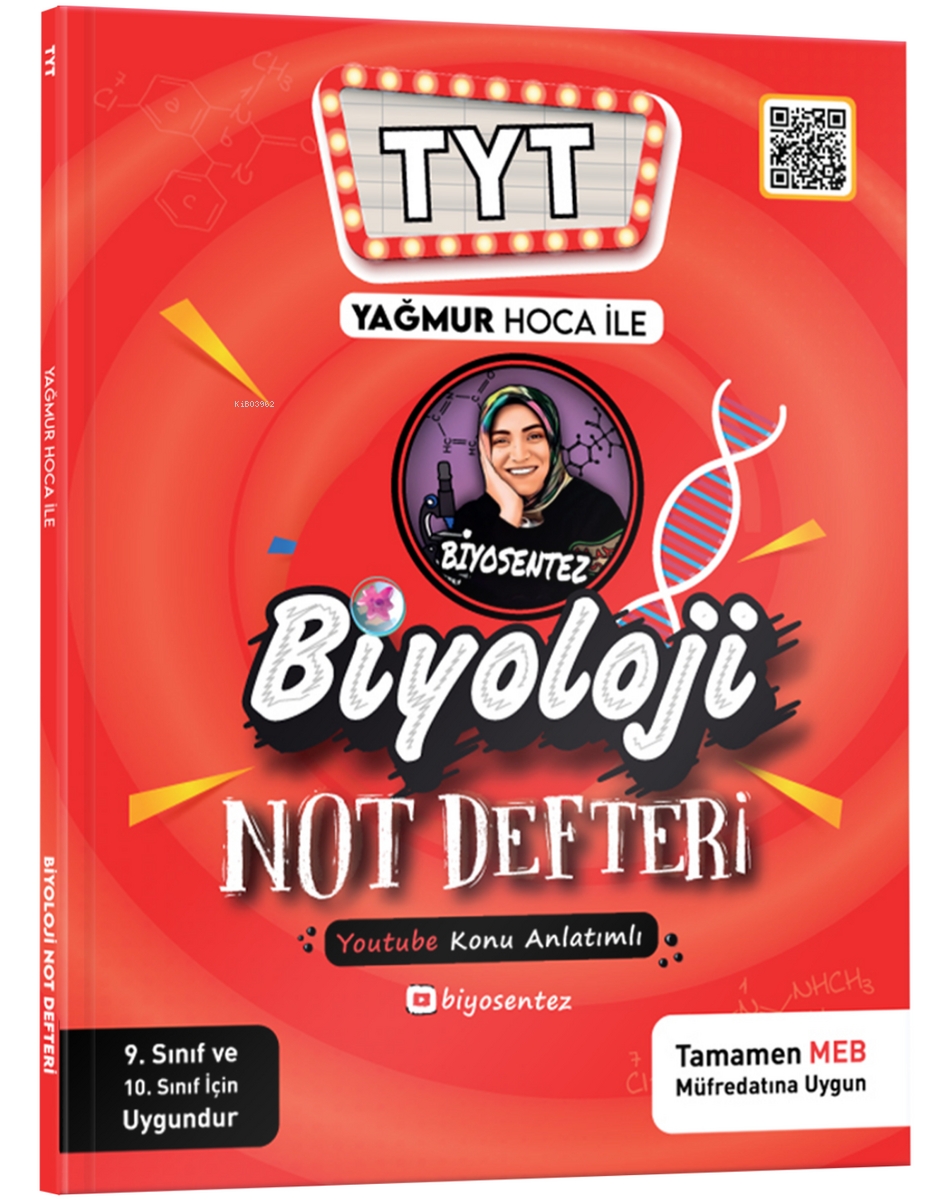 Yağmur Hoca ile TYT Biyosentez Biyoloji Not Defteri Tamamı El Yazılı