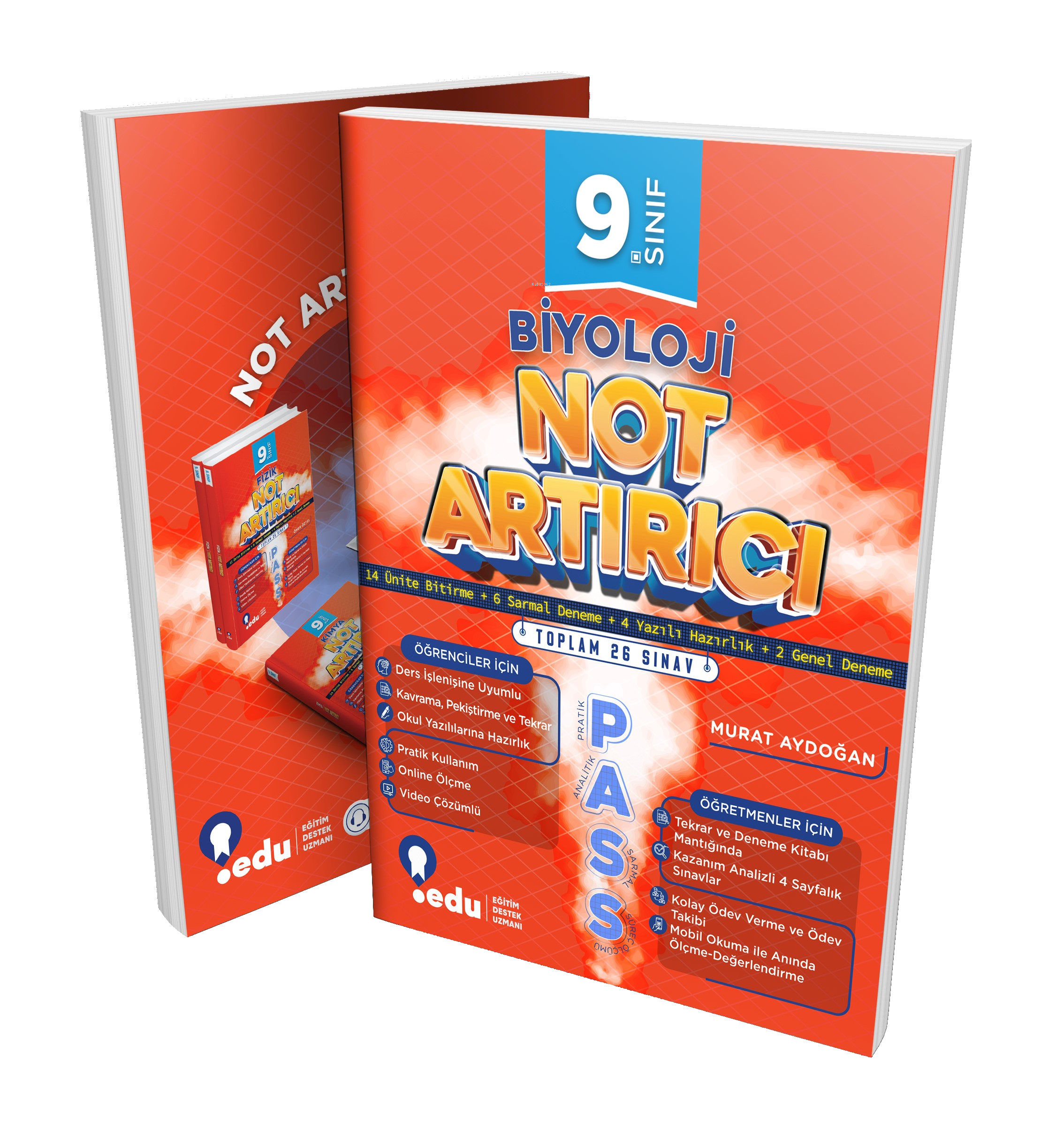  9 Sınıf Biyoloji PASS Not Artırıcı | 9 Sınıf Biyoloji PASS Not Artırıcı | Murat Aydoğan | EDU Eğitim Destek Uzmanı (Hazırlık) | 9786057219282 