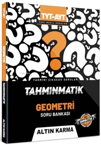 Altınkarma Tahminmatik TYT - AYT Geometri Soru Bankası