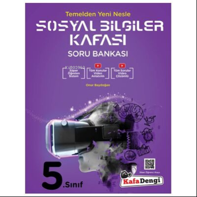 KafaDengi 5.Sınıf Sosyal Bilgiler Kafası Soru Bankası (Tümü Video Çözümlü)
