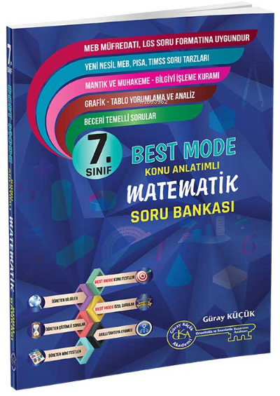  Gür 7 Sınıf Matematik Best Mode Konu Anlatımlı Soru Bankası Gür Yayınları | Gür 7 Sınıf Matematik Best Mode Konu Anlatımlı Soru Bankası Gür Yayınları | Kolektif | Gür Yayınları | 9786057528780 