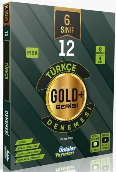  Ünlüler Karması 6 Sınıf Türkçe 12 Deneme | Ünlüler Karması 6 Sınıf Türkçe 12 Deneme | Kolektif | Ünlüler Karması Yayınları | 9786057394620 