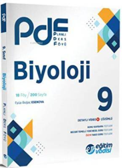  2023 9Sınıf (Pdf) Bıyolojı | 2023 9Sınıf (Pdf) Bıyolojı | Kolektif | Eğitim Vadisi Yayınları | 9786256911987 