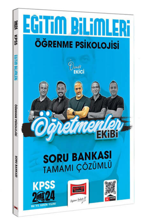 Yargı 2024 KPSS Eğitim Bilimleri Öğretmenler Ekibi Öğrenme Psikolojisi Tamamı Çözümlü Soru Bankası