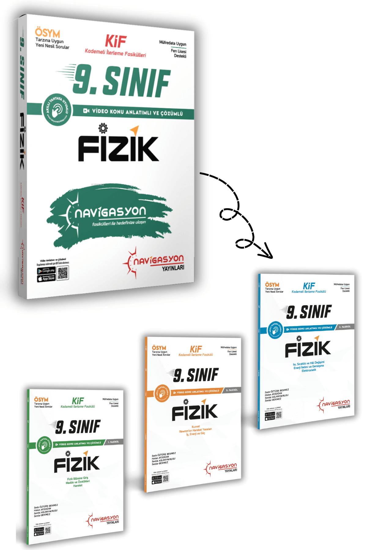  NAVİGASYON 2025 9 Sınıf Fizik Müfredatının Tamamı KİF Seti (Kademeli İlerleme Fasikülleri) | Kolektif | NAVİGASYON YAYINLARI | 9786257822480 | 