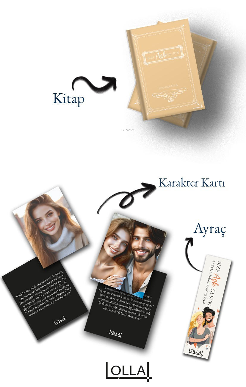  Bize Aşk Olsun (Ciltli) | Bize Aşk Olsun (Ciltli) | Aleyna Erkan | Lolla Yayınları | 9786259850009 