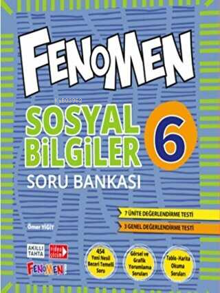Fenomen Kitap 6. Sınıf Sosyal Bilgiler Soru Bankası