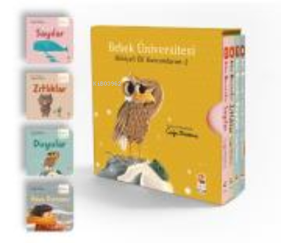 Bebek Üniversitesi 2 ; Hikayeli İlk Kavramlarım Set (4 Kitap)